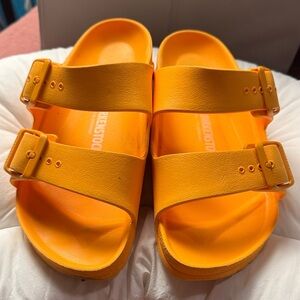 Birkenstock women ' Bright Orange Sandals